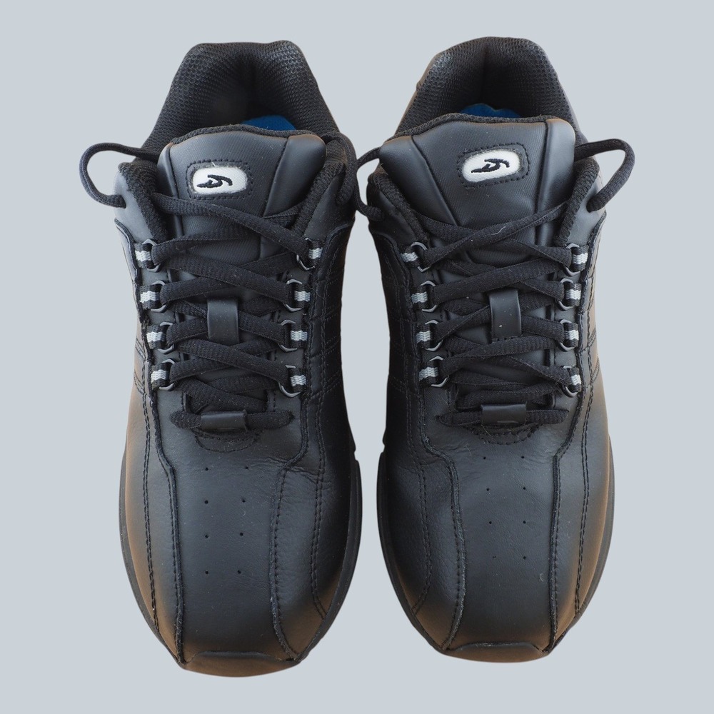Dr Scholls Kimberly II Womens 9M Black Leather Slip Resistant Work Shoes Sneaker
